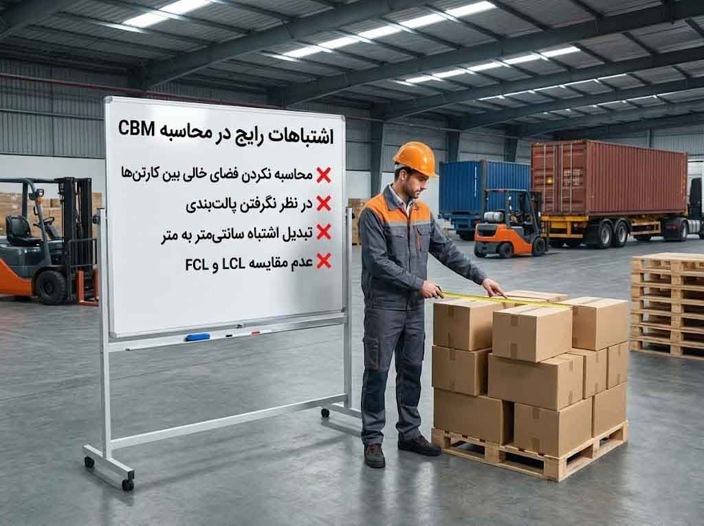 اشتباهات رایج در محاسبه CBM